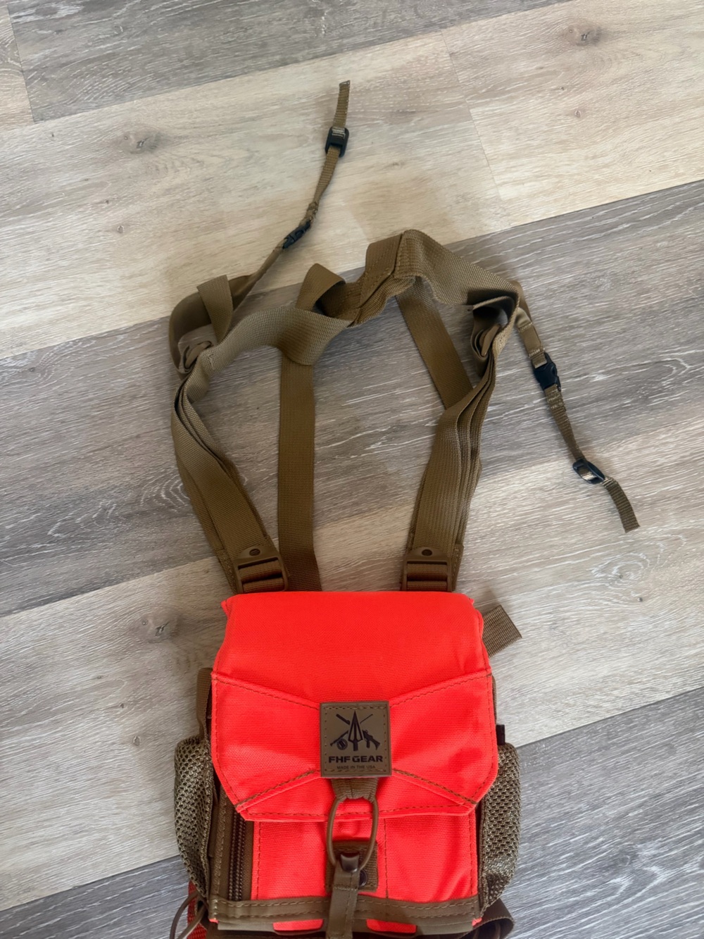 FHF Blaze Orange Bino Harness